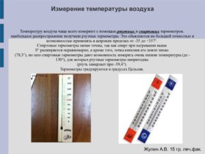 Как измерять температуру в помещении