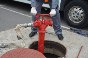 Как проверить пожарные гидранты на водоотдачу